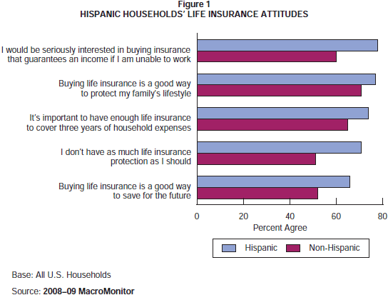 Figure 1: Hispanic Households' Life Insurance Attitudes
